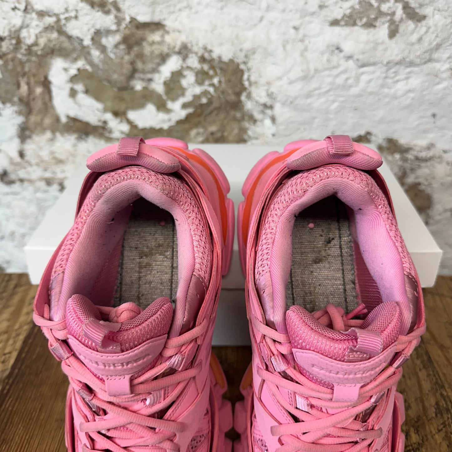 Balenciaga Track Runner Triple Pink Sneaker Sz 7 (40) No Box