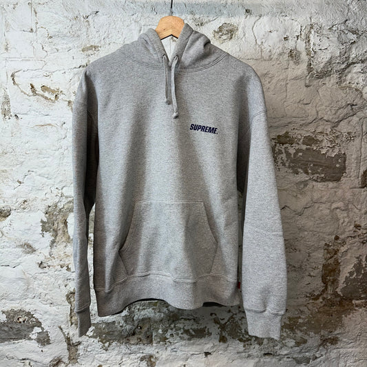 Supreme Crown Hoodie Gray Sz M
