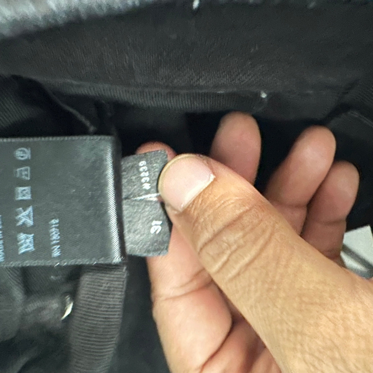 Amiri Black Suede Core Logo Black Denim Jeans Sz 31