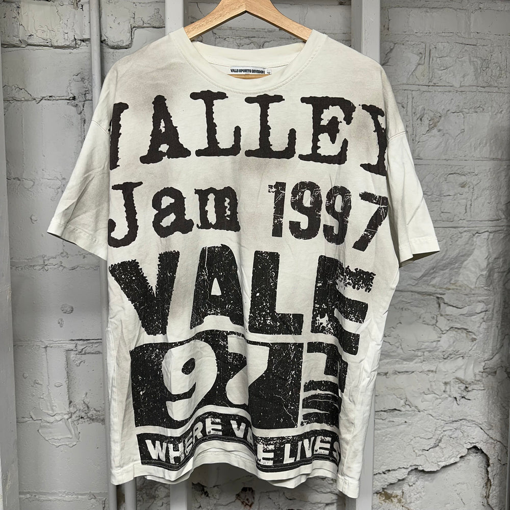 Vale 1997 Jam Cream T-Shirt Sz M