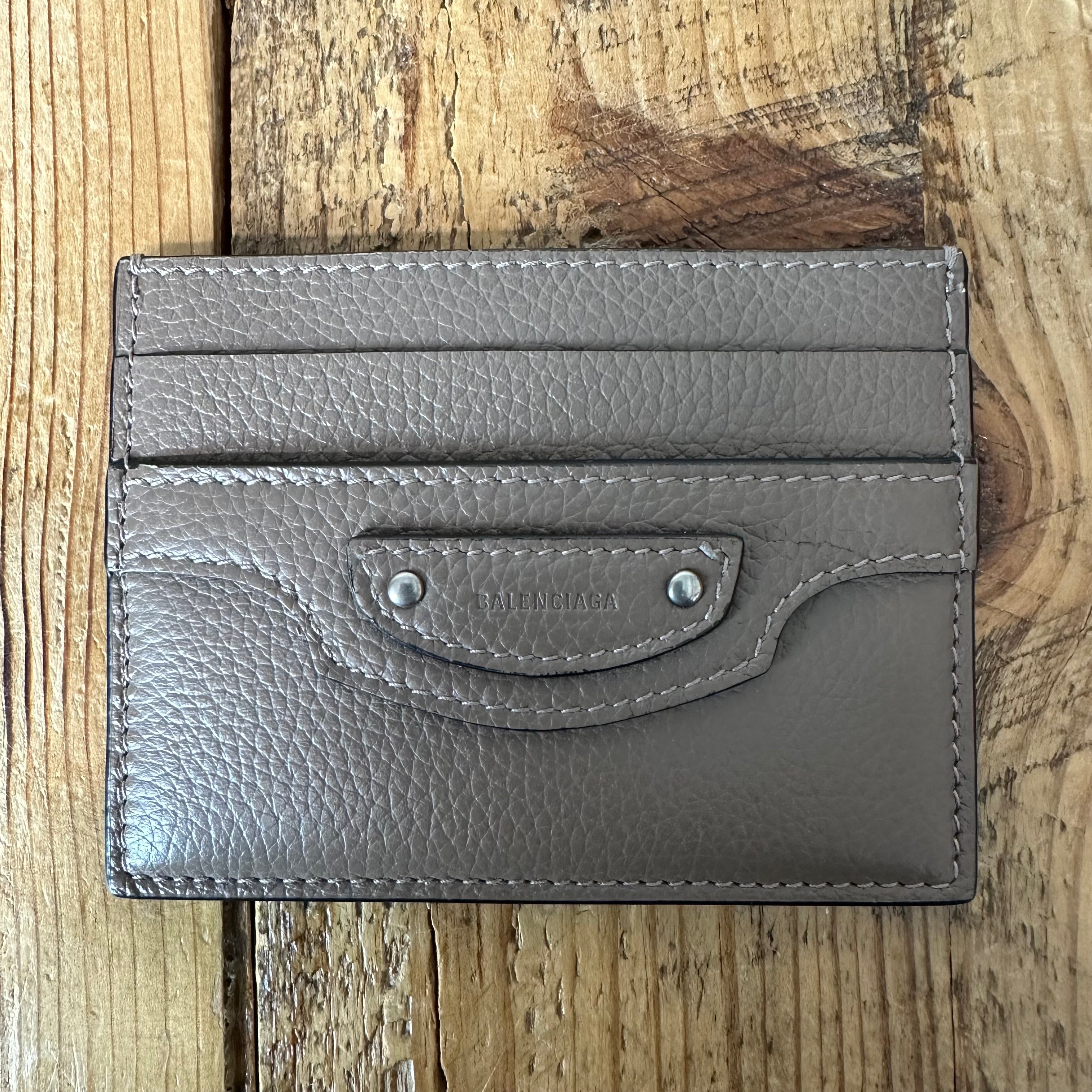 Balenciaga Neo Classic Brown Card Holder
