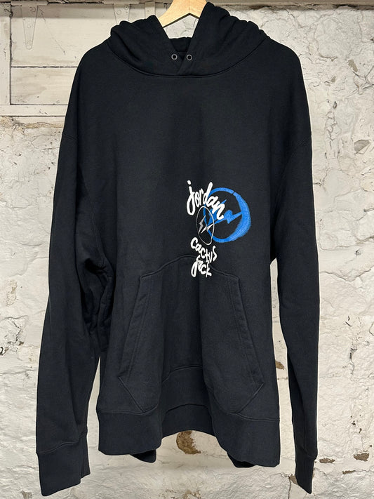 Jordan Fragment Travis Scott Black Hoodie Sz XXL