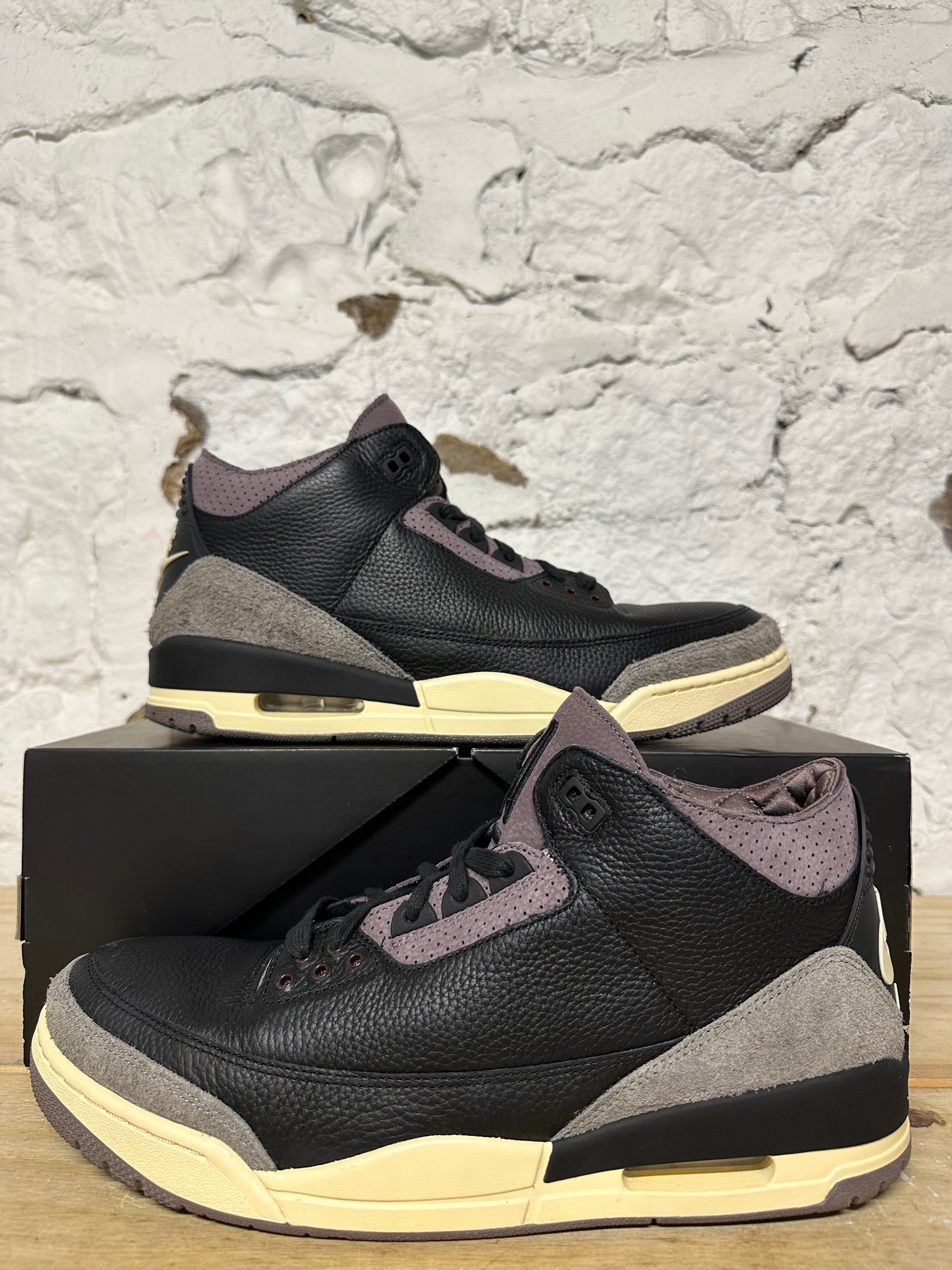 Air Jordan 3 A Ma Maniere Black Sz 14 (15.5W)