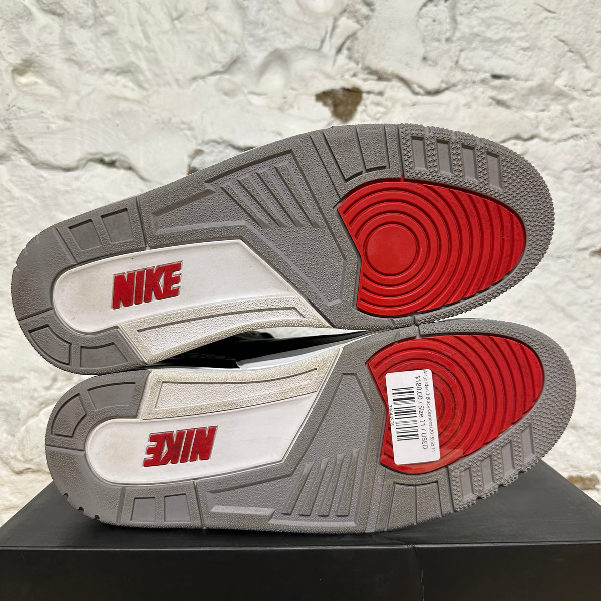 Air Jordan 3 Black Cement (2018) Sz 11