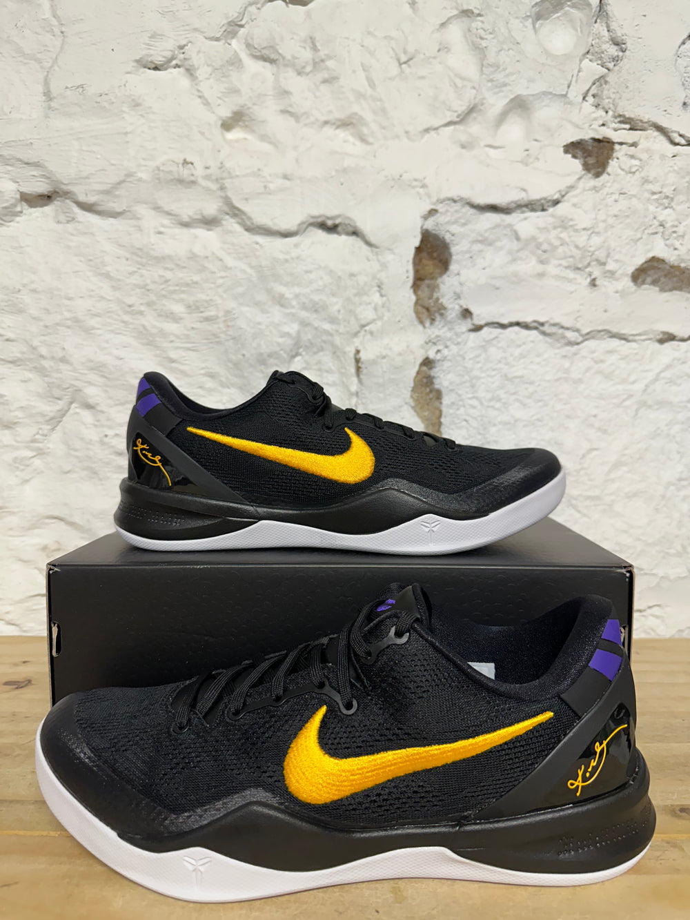 Nike Kobe 8 Protro Lakers Away Sz 11 DS