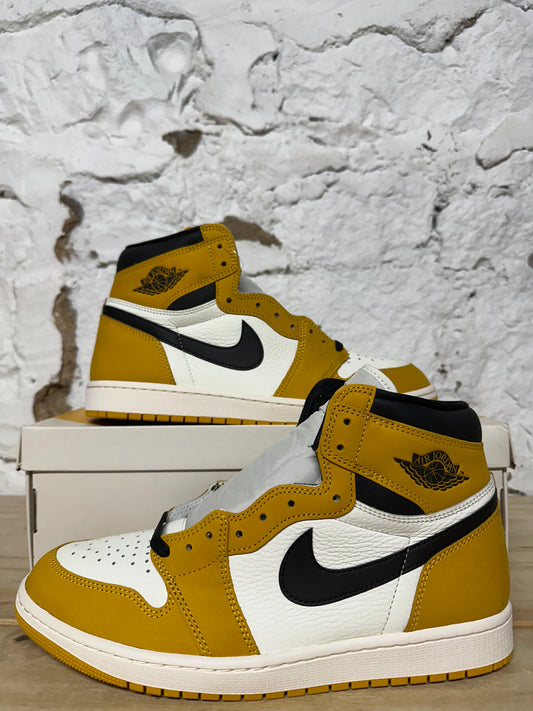 Air Jordan 1 Yellow Ochre Sz 11 DS