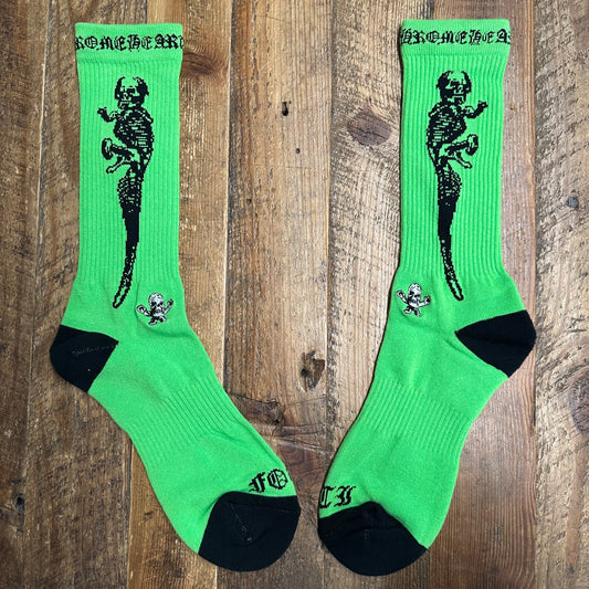 Chrome Hearts Foti Green Socks DS