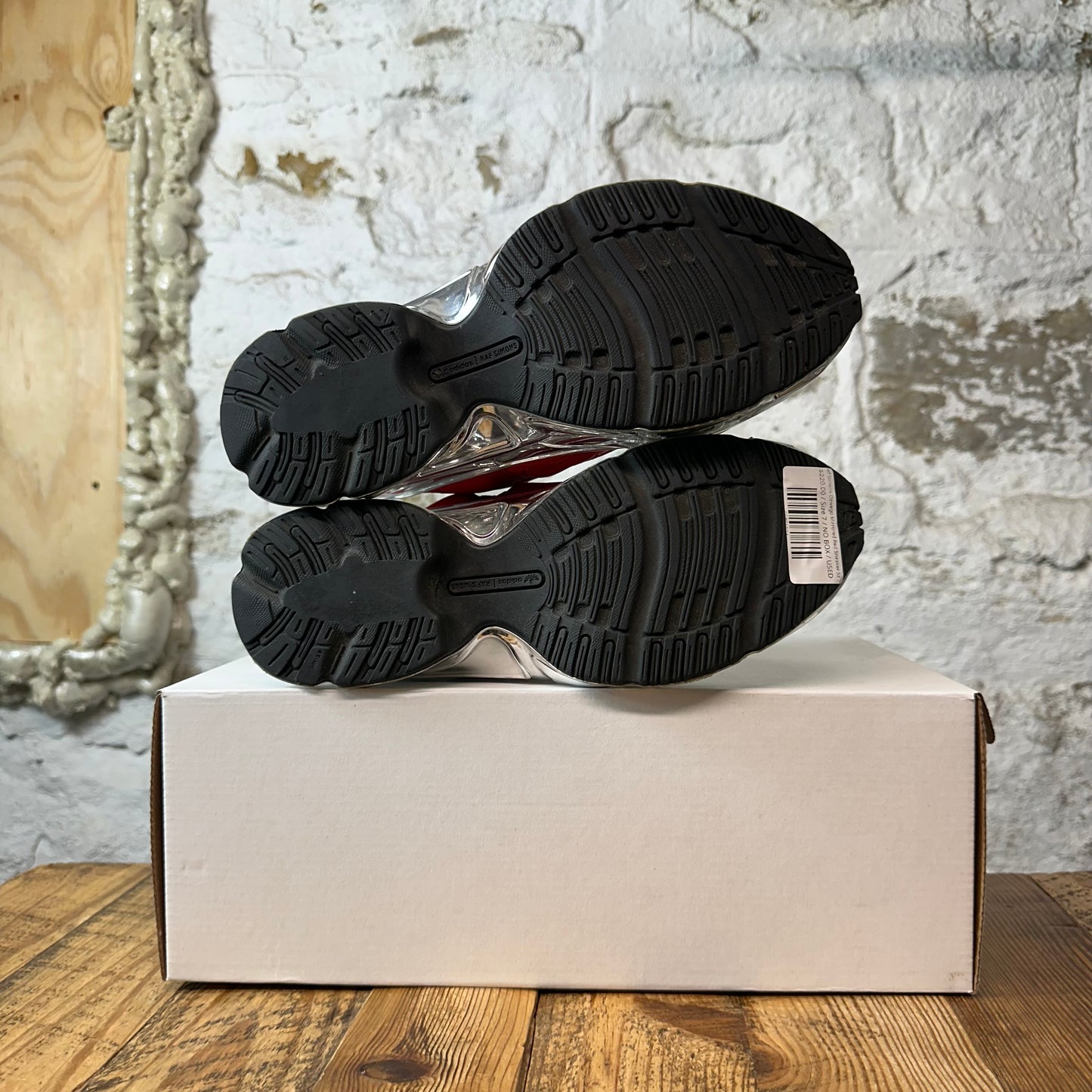 Raf Simons Ozwego Mirrored Red Sneaker Sz 7