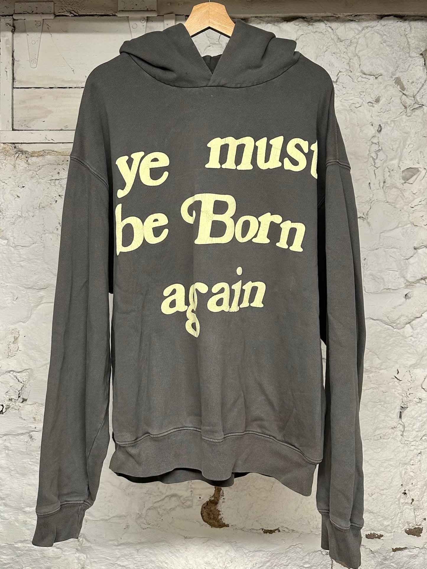 CPFM Ye Must Be Born Again Grey Hoodie Sz L
