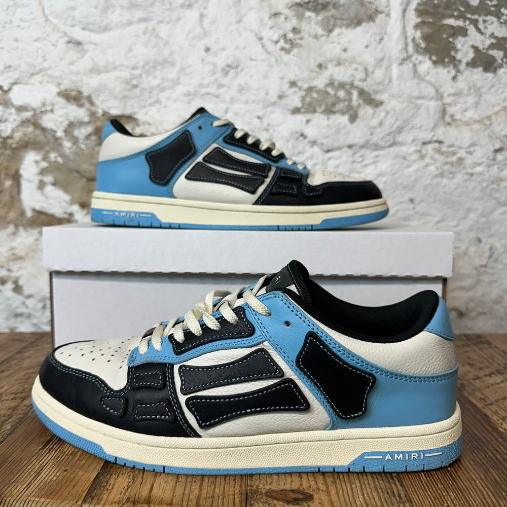Amiri Black Skeleton Blue White Sneaker Sz 9 (42)