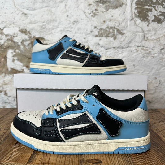 Amiri Black Skeleton Blue White Sneaker Sz 9 (42)