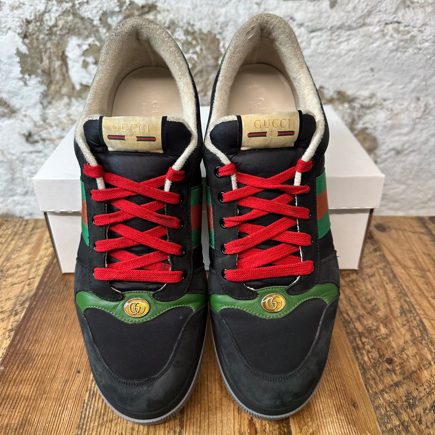 Gucci Screener Black Sneaker Sz 13 No Box