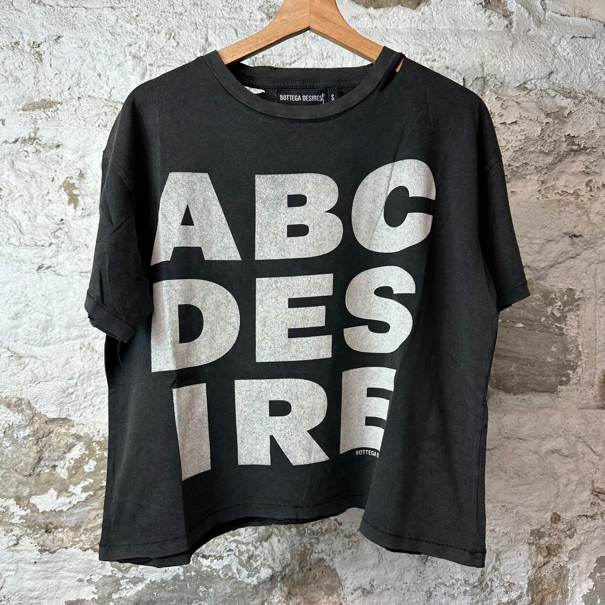 Bottega Desires ABC Black T-shirt DS