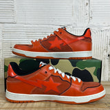 Bape Sk8sta Orange Sneaker Sz 13
