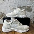 Chanel CC Triple White Trainer Sneaker Sz 9 (42)