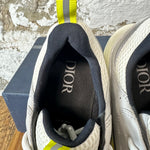 Dior B22 Gray White Yellow Sneaker Sz 12 (45)