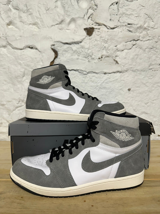 Air Jordan 1 Washed Black Sz 11