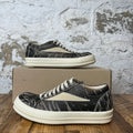 Rick Owens Vintage Black Wash Milk Sneaker DS
