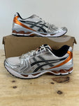 ASICS Gel-Kayano 14 White Piquant Orange Sz 12