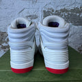 Gucci Basket White Demetra Red Sneaker Sz 4.5 (36)