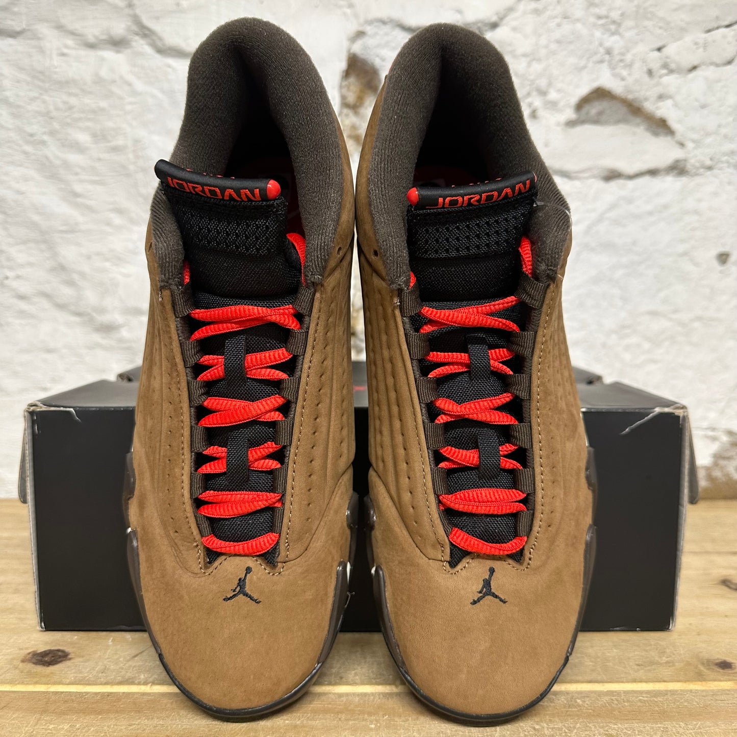 Air Jordan 14 Archaeo Brown Sz 8 DS