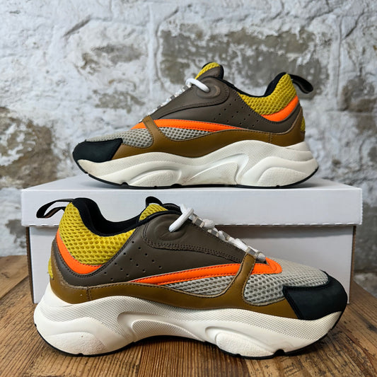 Dior B22 Brown Orange White Sneaker Sz 6.5 (39)