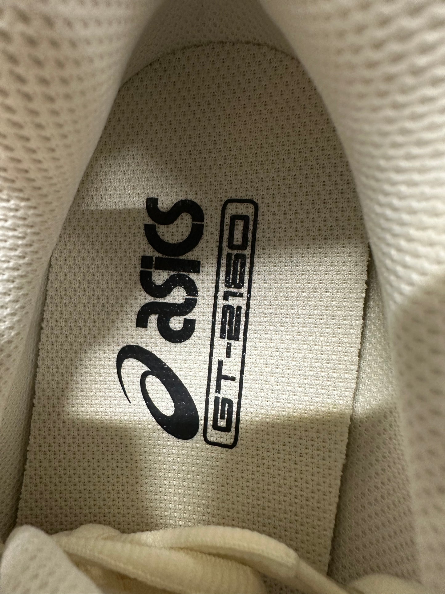 Asics GT-2160 Cream Bamboo Sz 9 DS