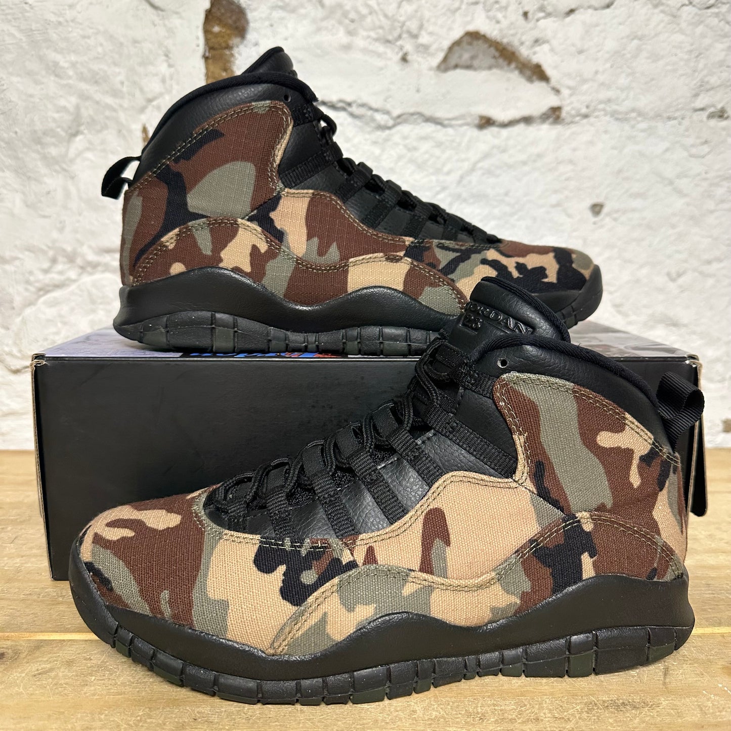 Air Jordan 10 Woodland Camo Sz 8.5