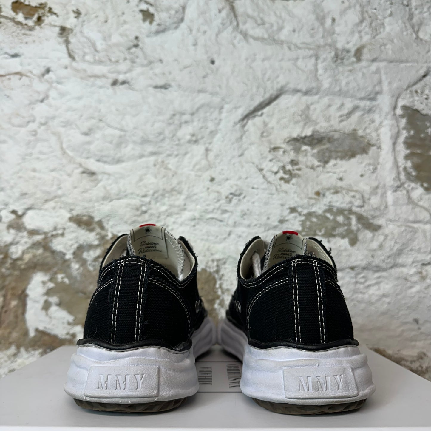 Maison Mihara Black White Peterson Sneaker Sz 7 (40)