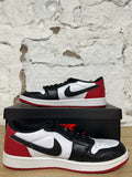 Air Jordan 1 Low Black Toe Sz 8