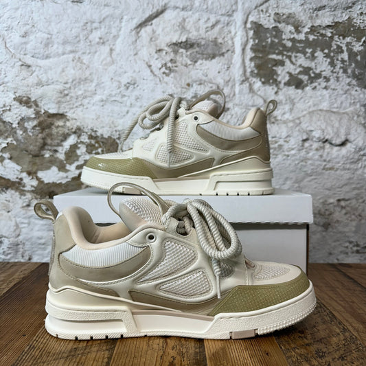 Louis Vuitton Cream White Skate Sneaker Sz 9 (7.5LV) No Box