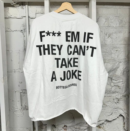 Bottega Desires F Em White T-Shirt Sz XL