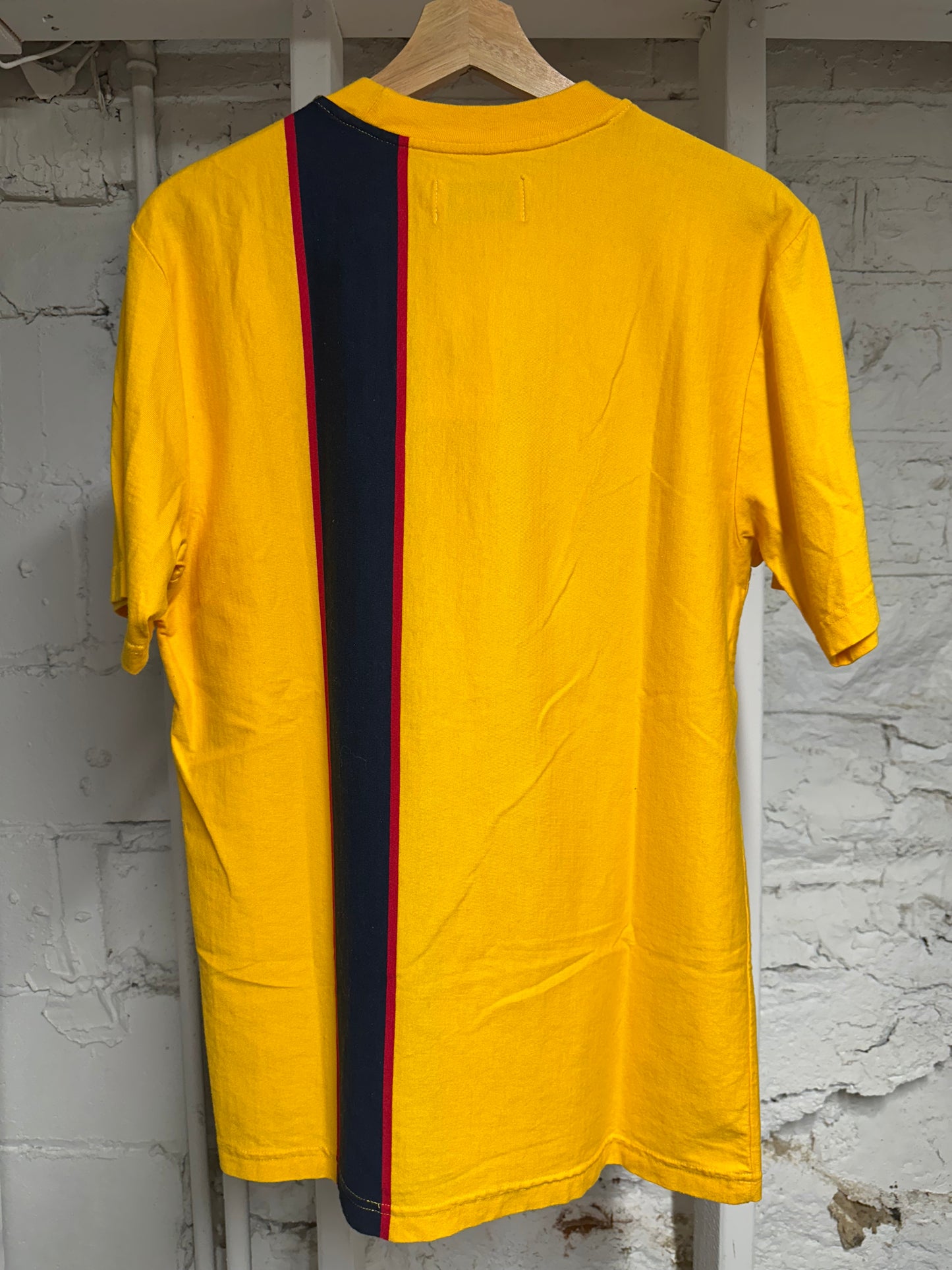 Palace Yellow Stripe T-Shirt Sz M
