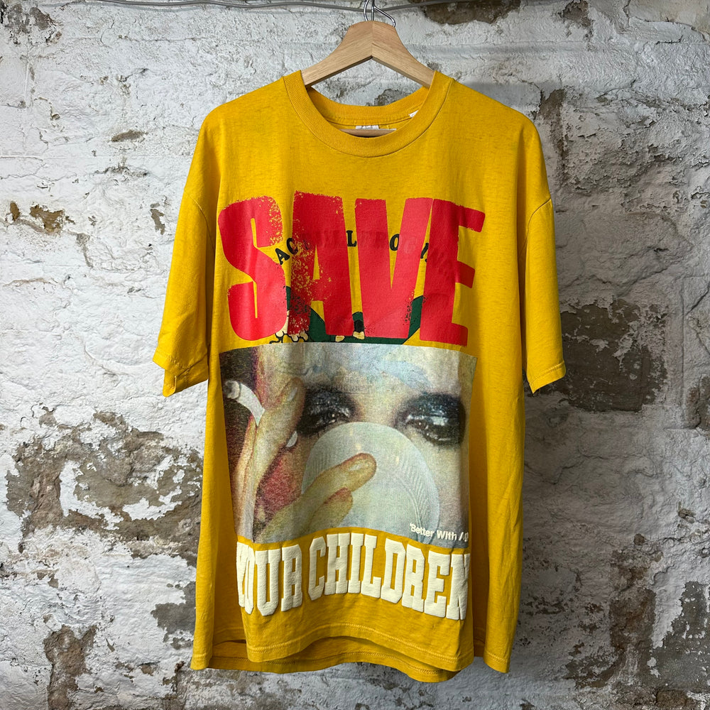 Better With Age Boycott Yellow T-Shirt Sz XL DS