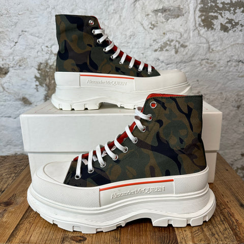 Alexander Mcqueen Green Camo Tread Boot Sz 11 (44)