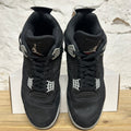 Air Jordan 4 Black Canvas Sz 12