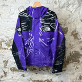 Supreme TNF Mountain Printed Jacket Purple Sz L