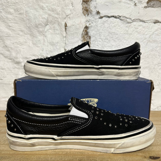 Vans LX Classic Slip On 98 Pearlized Blackout Sz 8.5