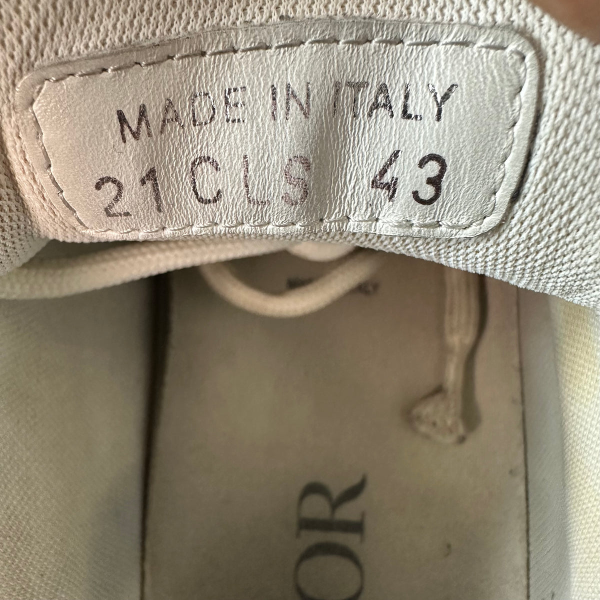 Dior B22 White Grey 3M Sneaker Sz 10 (43)
