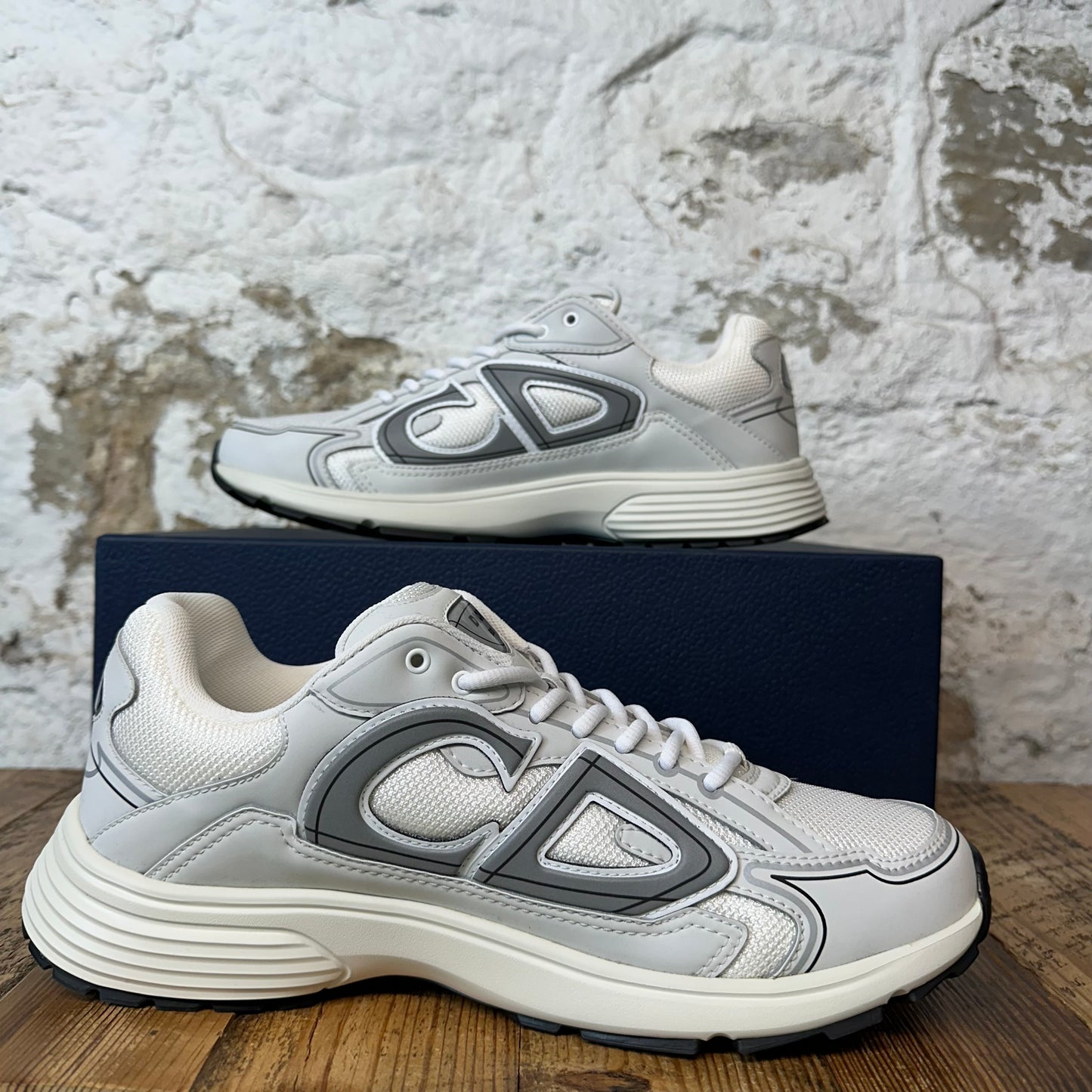 Dior B30 Triple White Grey Sneaker Sz 10 (43)