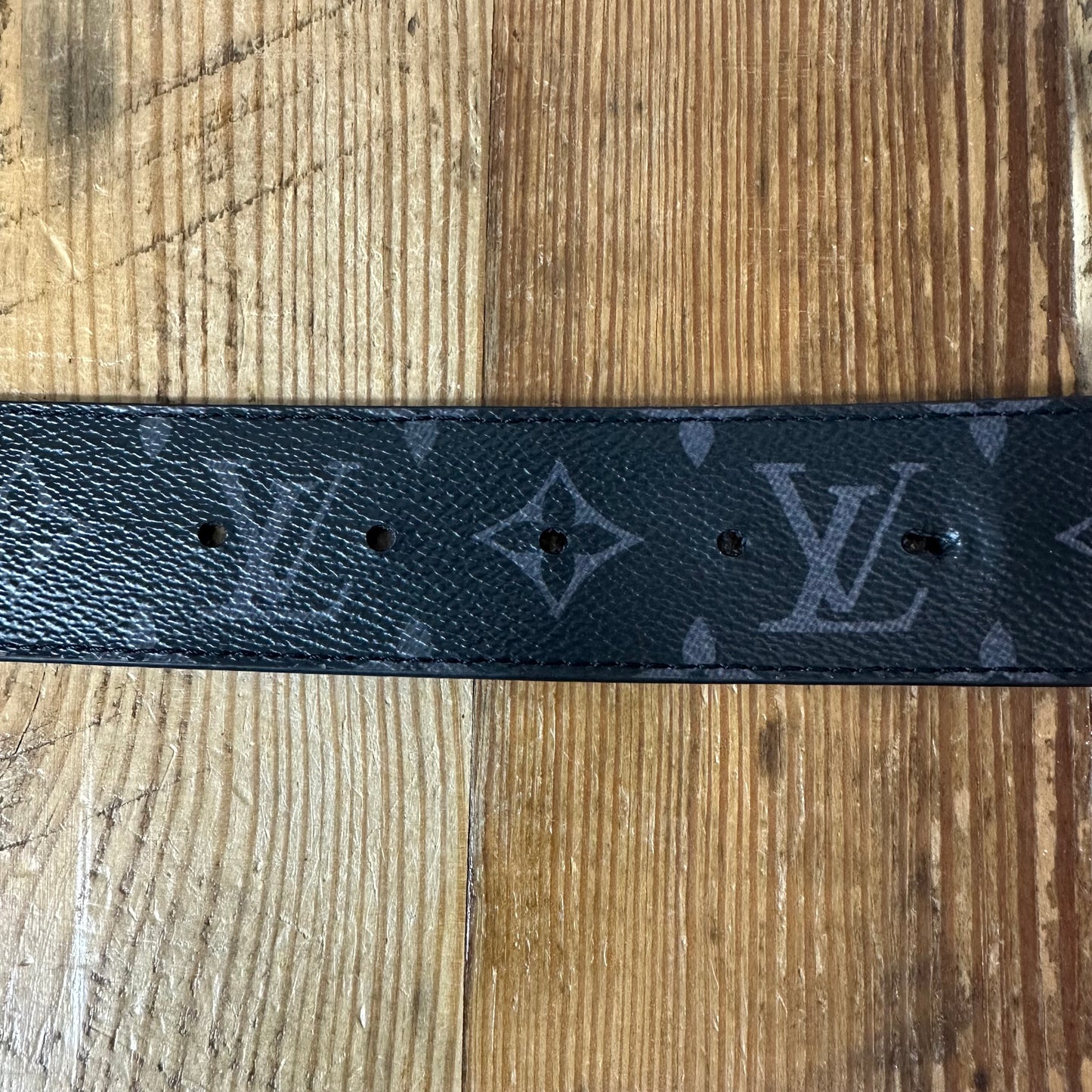 Louis Vuitton Graphite Monogram Belt Sz (85/34)