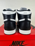 Air Jordan 1 High Black White Sz 10