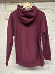 Supreme Burgundy Box Logo Hoodie Sz M
