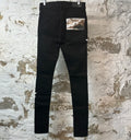 Amiri Hawaiian Art Patch Black Denim Jeans