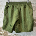 Saint Vanity Green Nylon Shorts