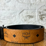 MCM Reversible Brown Monogram Belt