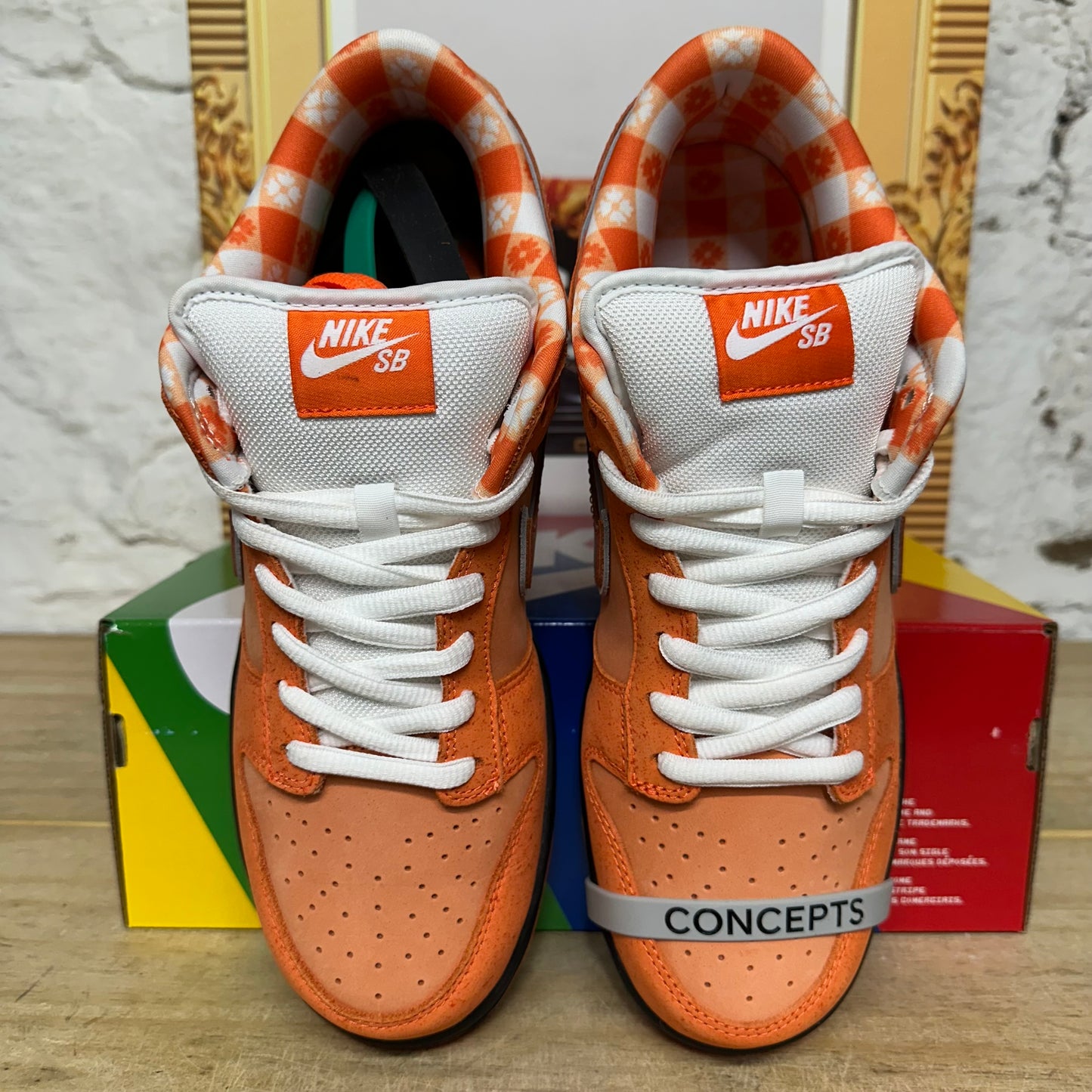 Nike SB Dunk Low Orange Lobster Sz 10.5 DS