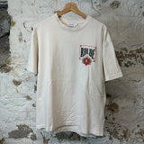 Rhude Red Crest T-shirt White Sz S