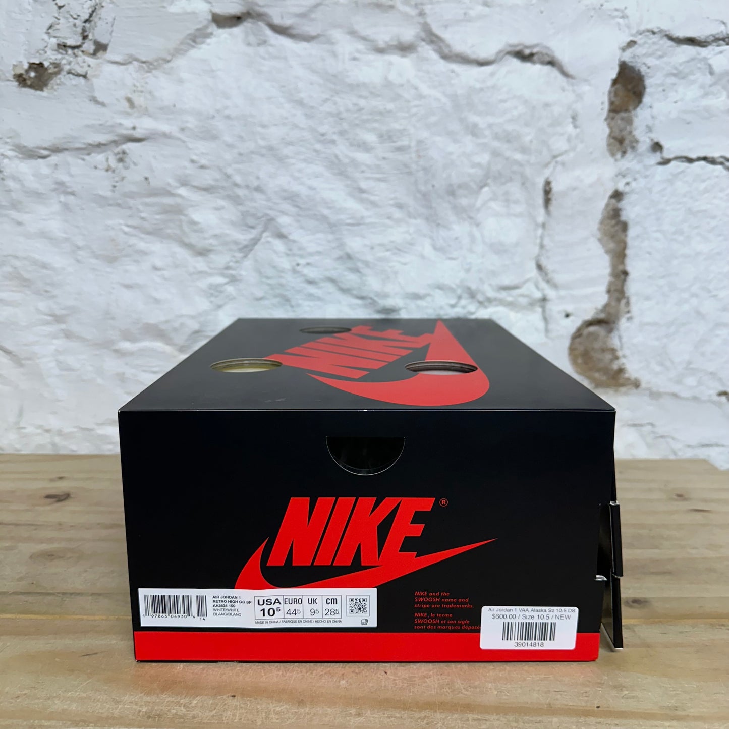 Air Jordan 1 High Virgil Abloh Archive Alaska Sz 10.5 DS