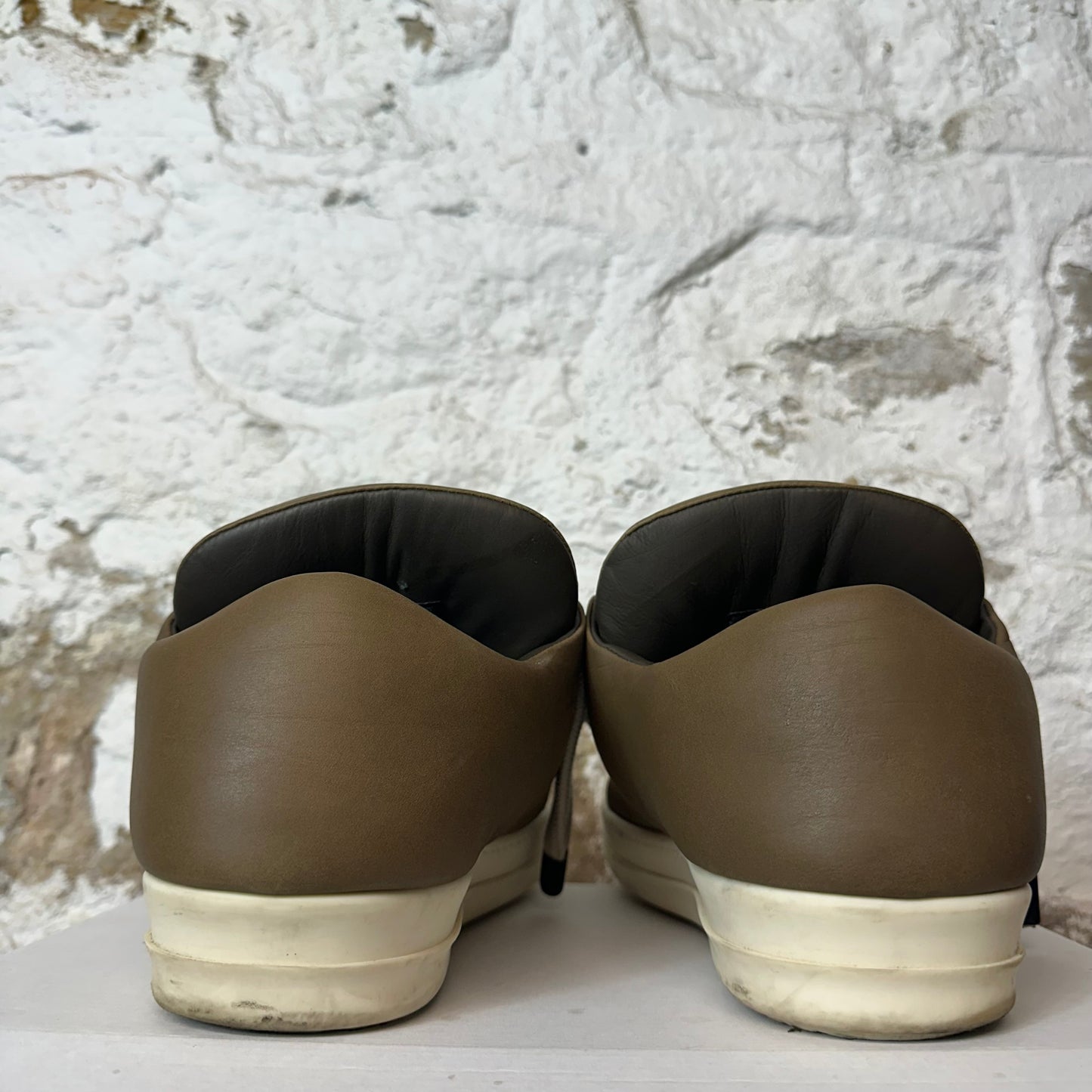 Rick Owens Jumbo Lace Puffer Brown Mlik Sneaker Sz 13 (46)